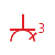 Symbol Elektroplanung: Dreifach-Steckdose