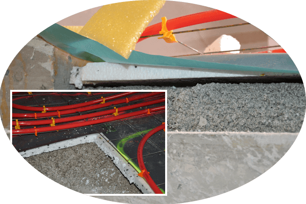 Fußbodenaufbau Unterbau | Muster-LV GU-Bau